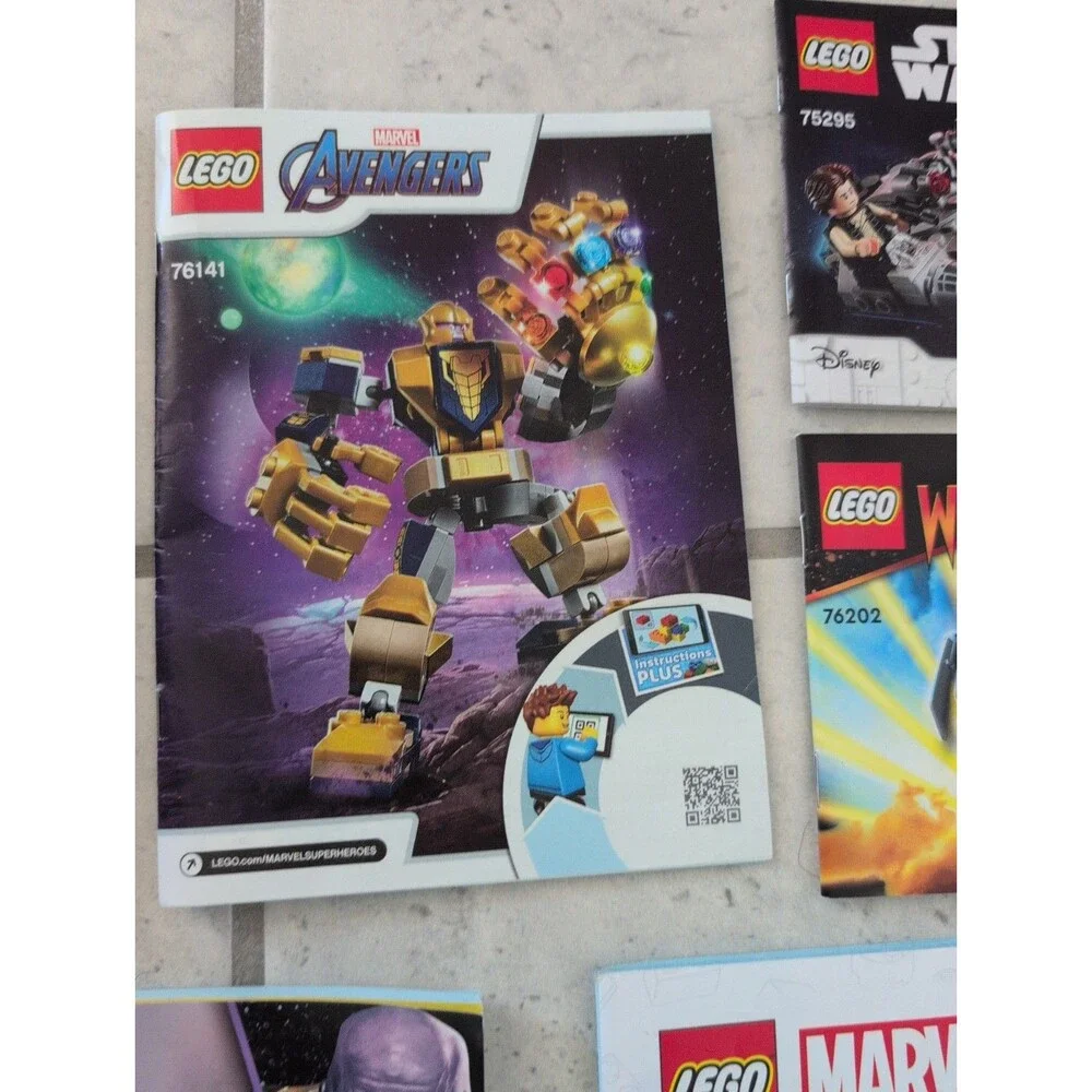 LEGO Marvel Avengers Instruction Manuals Lot of 12.  No Bricks Included